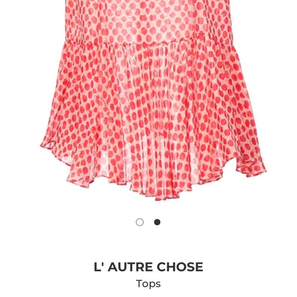 L’autre chose - polka dot top BNWT - Picture 2 of 5